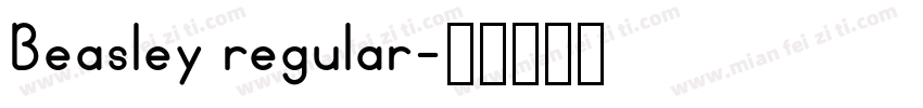 Beasley regular字体转换